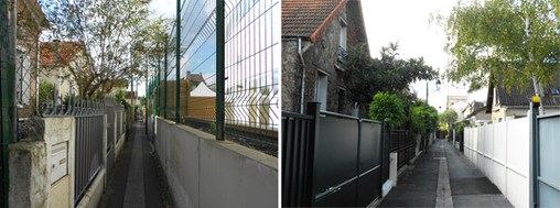 Colombes, clôtures le long des avenues  en grand format (nouvelle fenêtre)