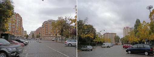 Avenue Georges Lafenetre. A gauche, vers Paris. A droite, vers Malakoff  en grand format (nouvelle fenêtre)