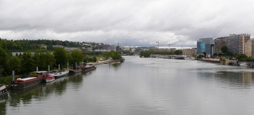 Vue depuis le Pont de Sèvres  en grand format (nouvelle fenêtre)