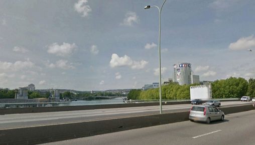 Séquence de la Seine (Capture d'écran google streetview)  en grand format (nouvelle fenêtre)