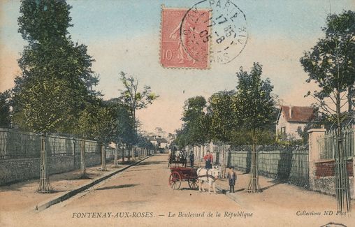 Fontenay-aux-Roses, carte postale ancienne, collection particulière en grand format (nouvelle fenêtre)