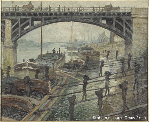 Claude Monet, Les déchargeurs de charbon, vers 1875, musée d'Orsay, Paris