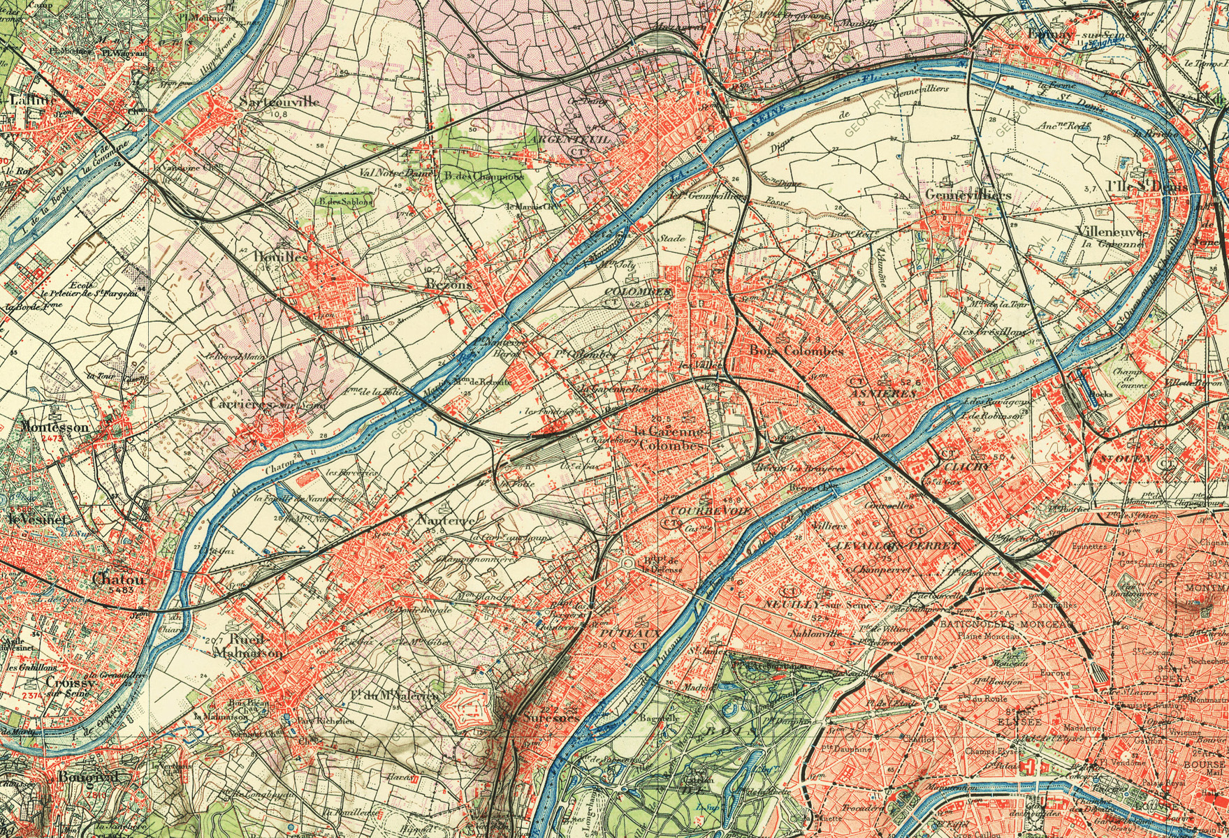 Carte IGN de 1900