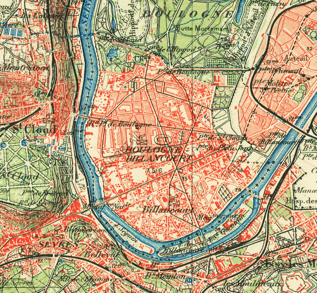 Carte IGN de 1900