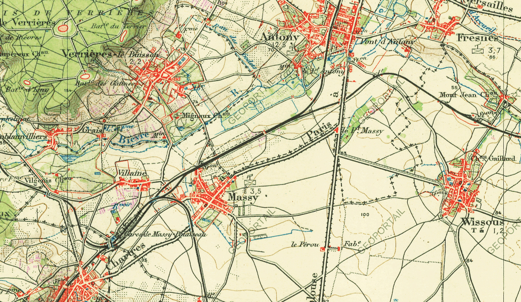 Carte IGN de 1900