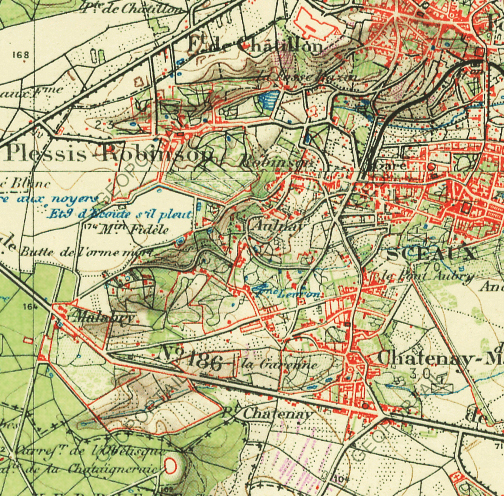 Carte IGN de 1900