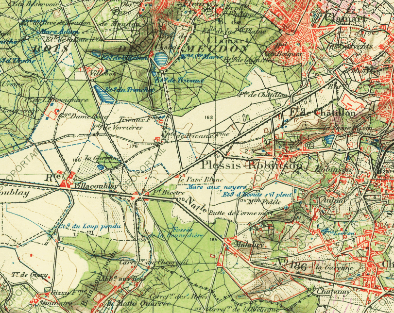 Carte IGN de 1900