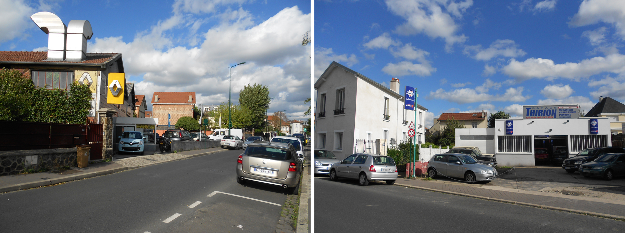 Colombes, emprises d’activité