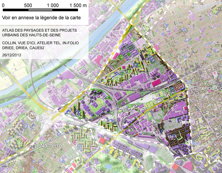 Carte de la sous-unité de la Plaine des Champs-Philippe