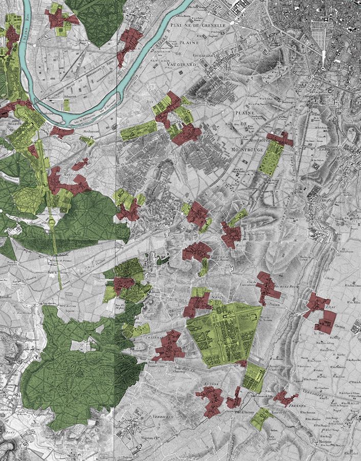 Carte des Chasses du Roi