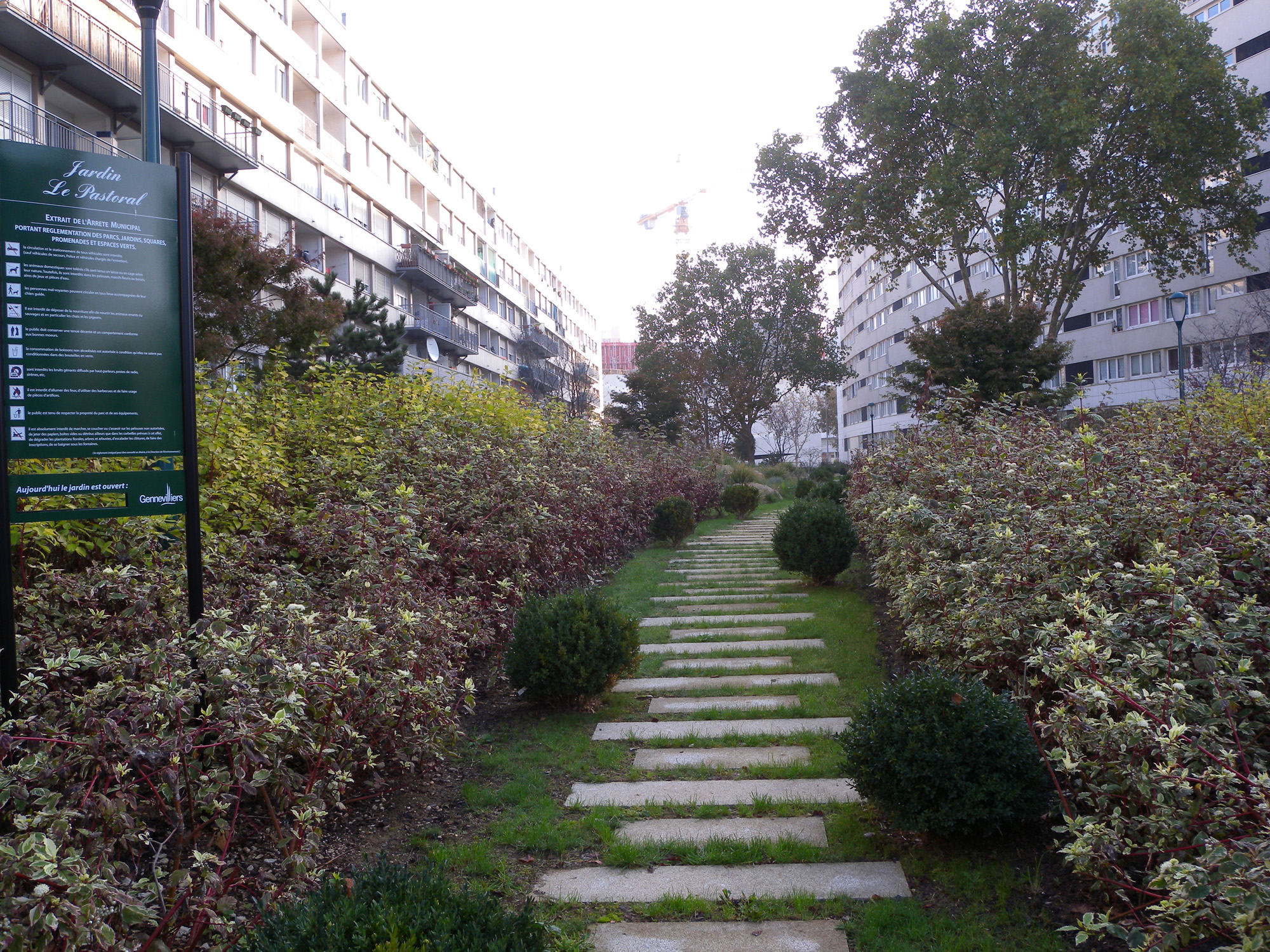 Gennevilliers, entre droite et courbe