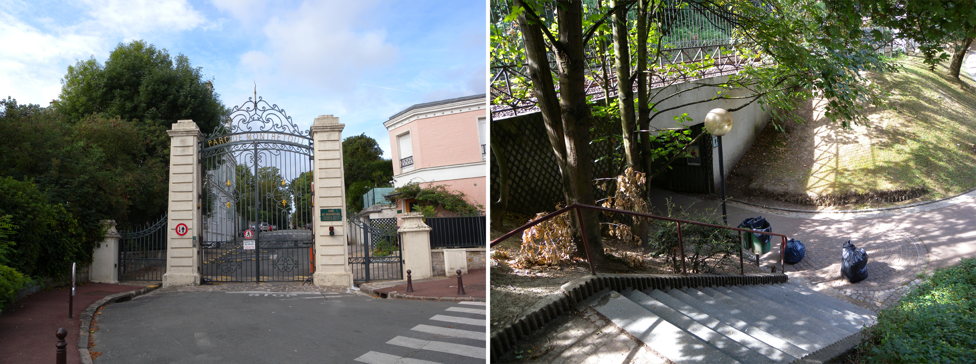 Au nord du parc