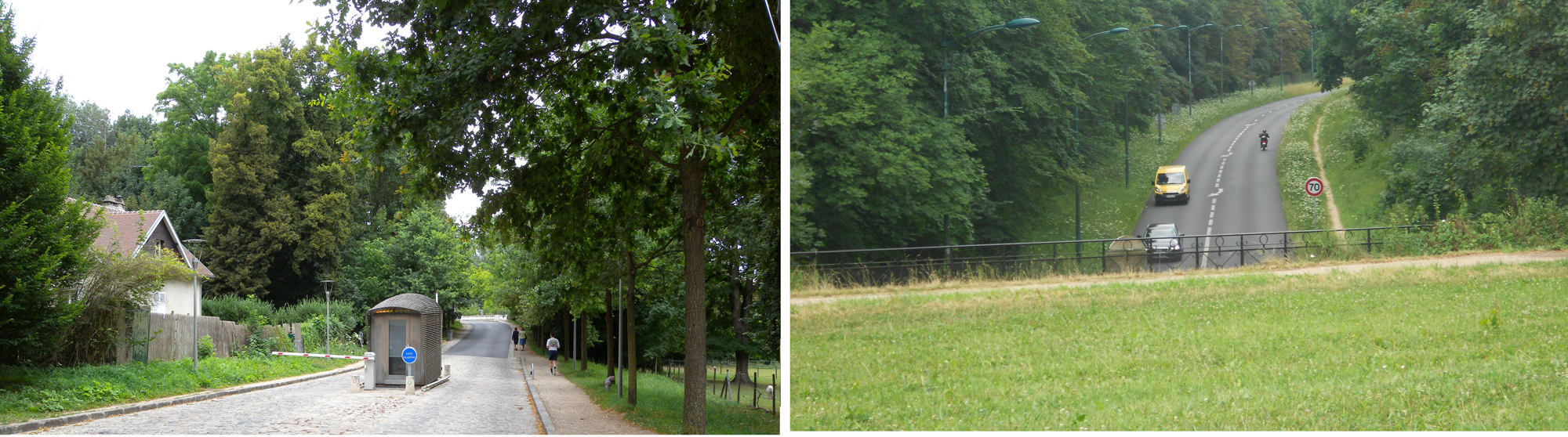 Saint-Cloud, les accès au parc