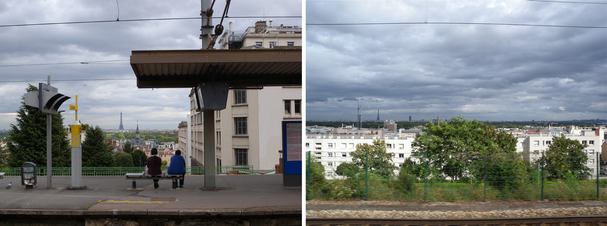 Depuis la ligne transilien