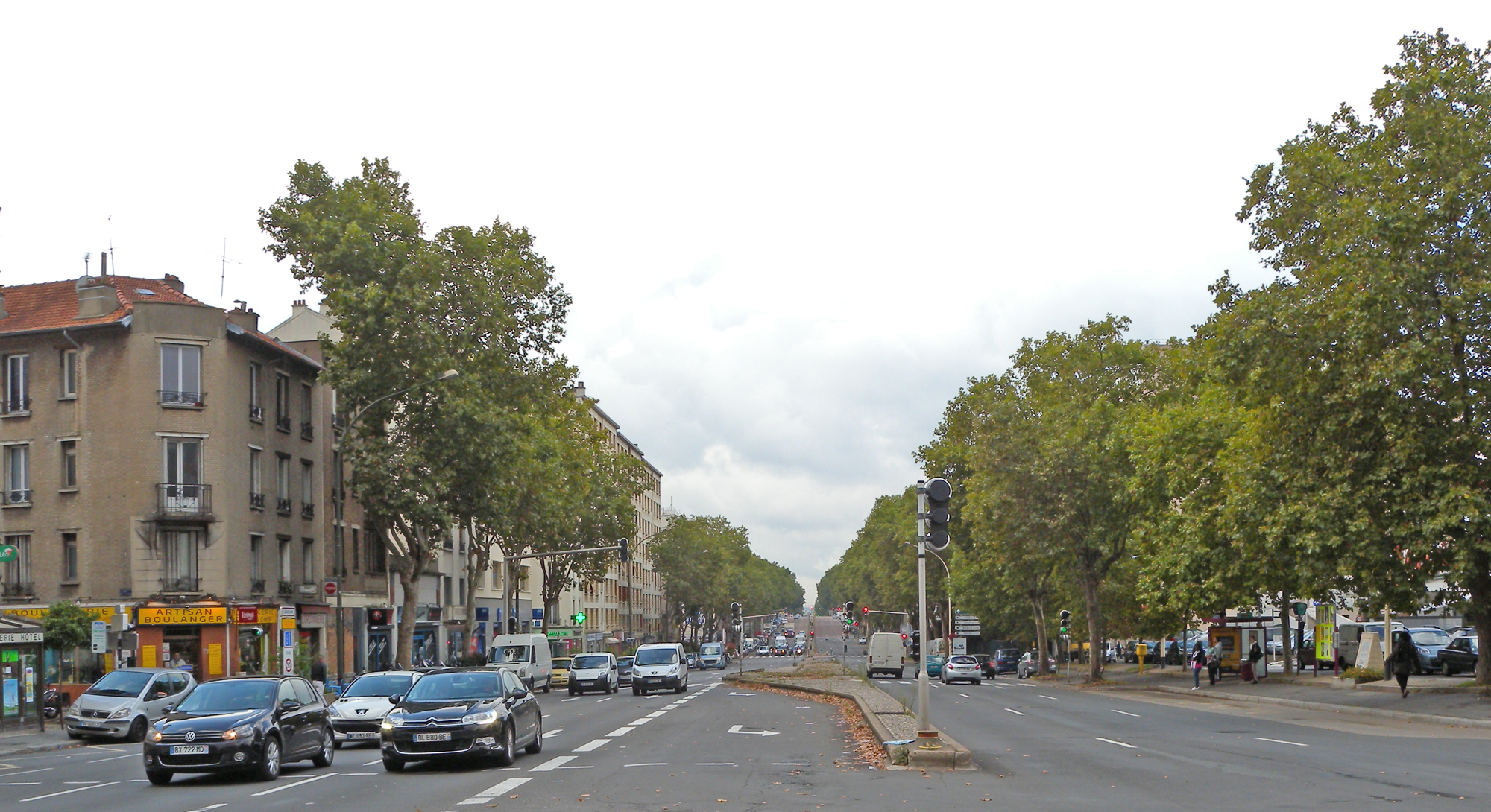 Montrouge, la RD920, ancienne RN20