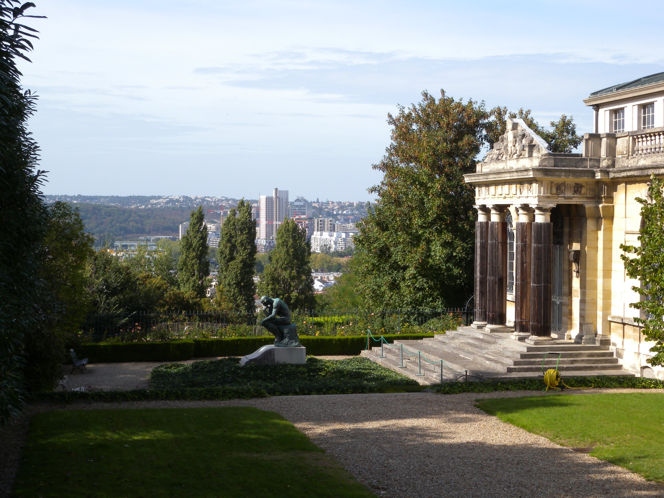 Terrasse du musée Rodin