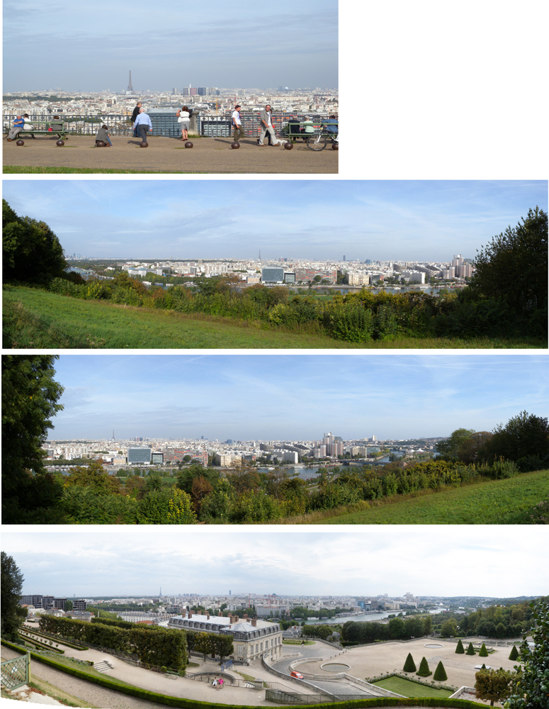 Les belvédères du parc de Saint-Cloud