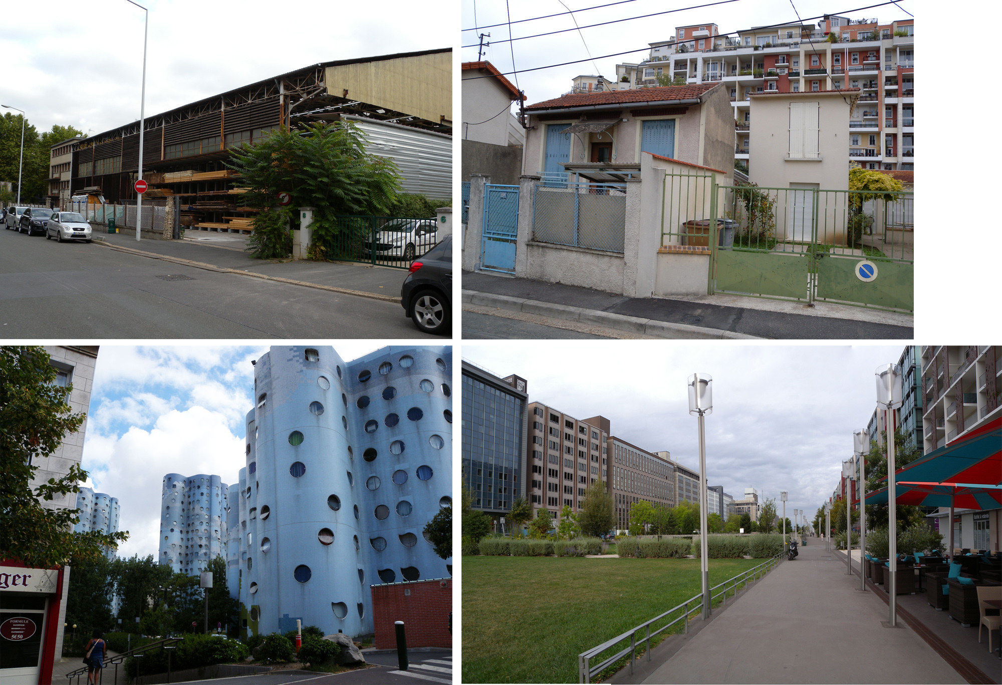 Nanterre, quelques vues des paysages urbains à proximité