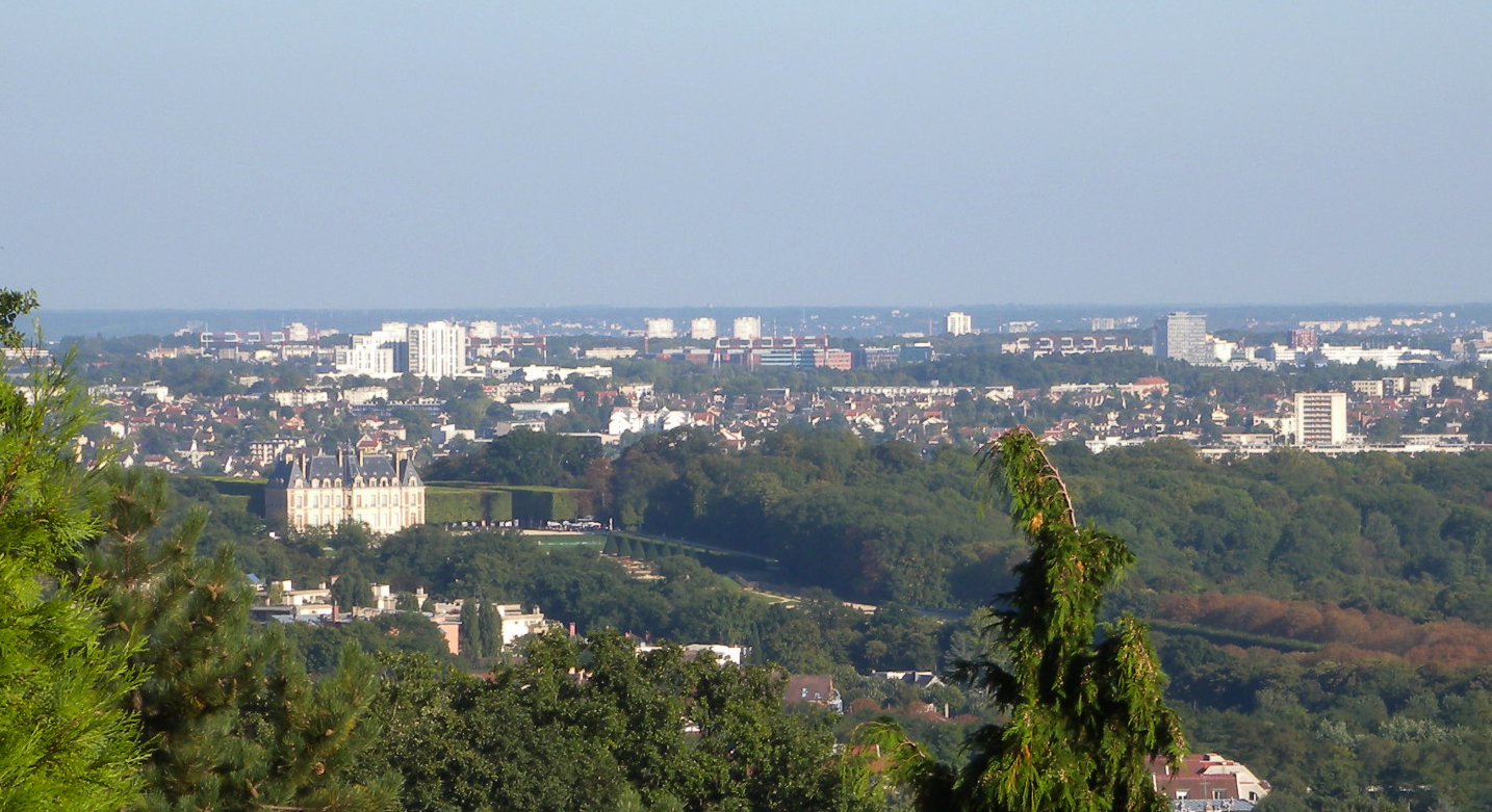 Vue du parc de Sceaux depuis la terrasse du parc Henri Sellier