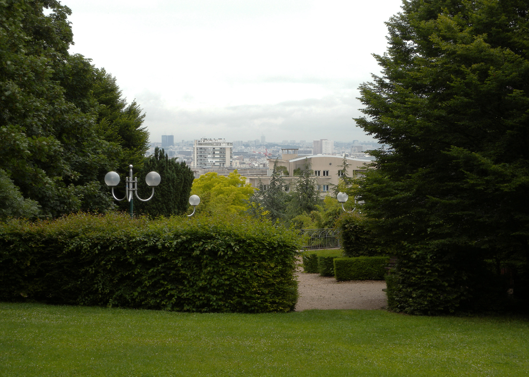 A droite jardin André Malraux, Châtillon