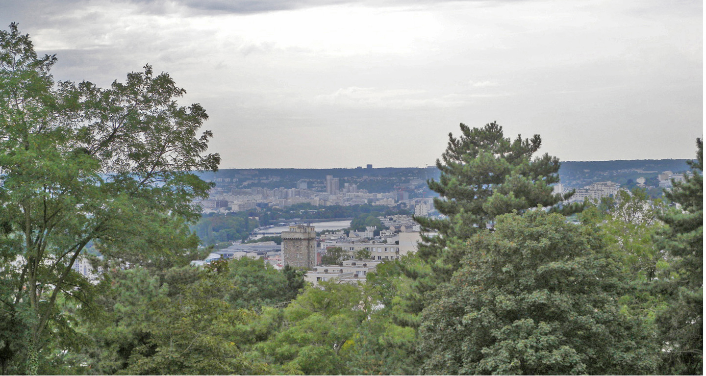 Depuis le Mont-Valérien