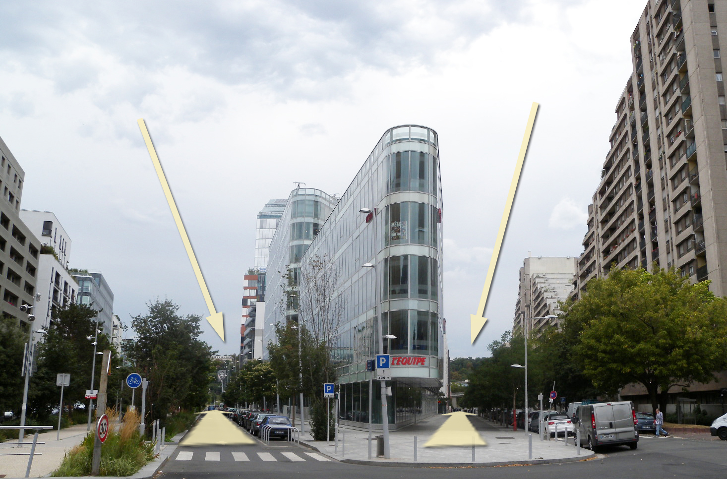 Immeuble l'Angle, cours de l'île Seguin