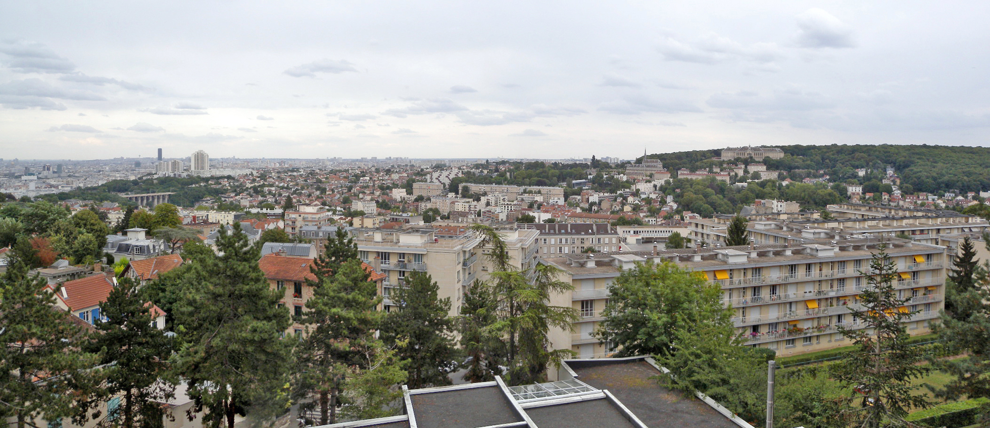 Vue depuis la terrasse de Meudon