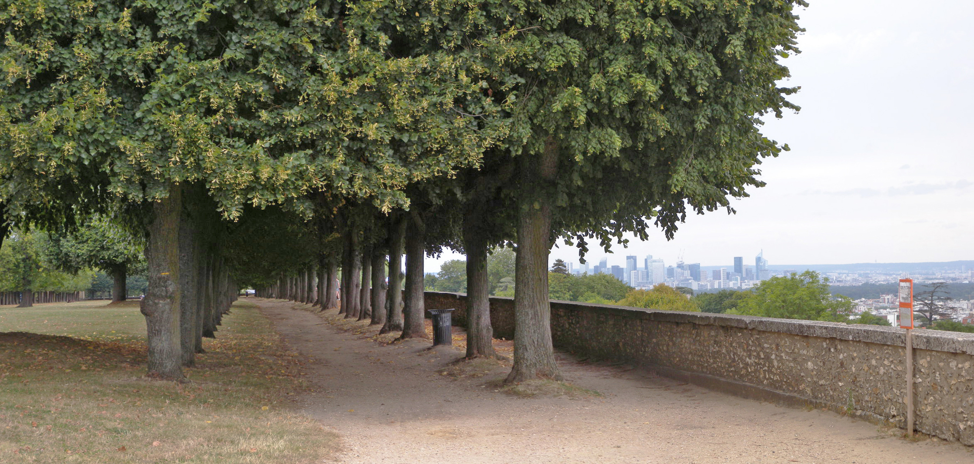 La terrasse du château de Meudon