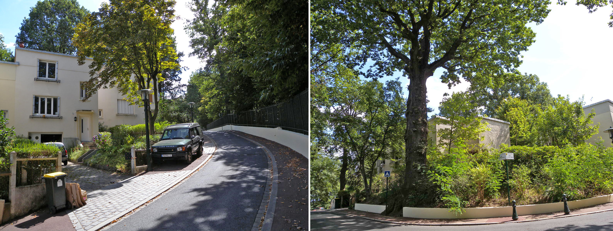 Maisons étagées à proximité du parc Henri Sellier