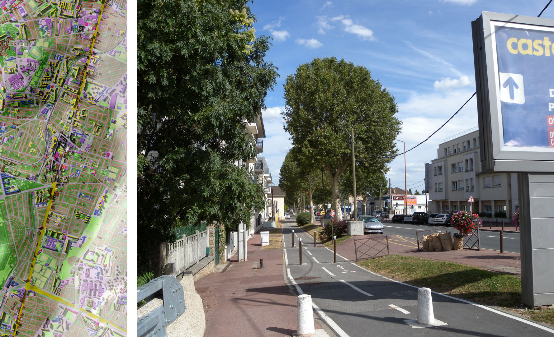 Secteur de la RN20, axe entre Antony et Sceaux