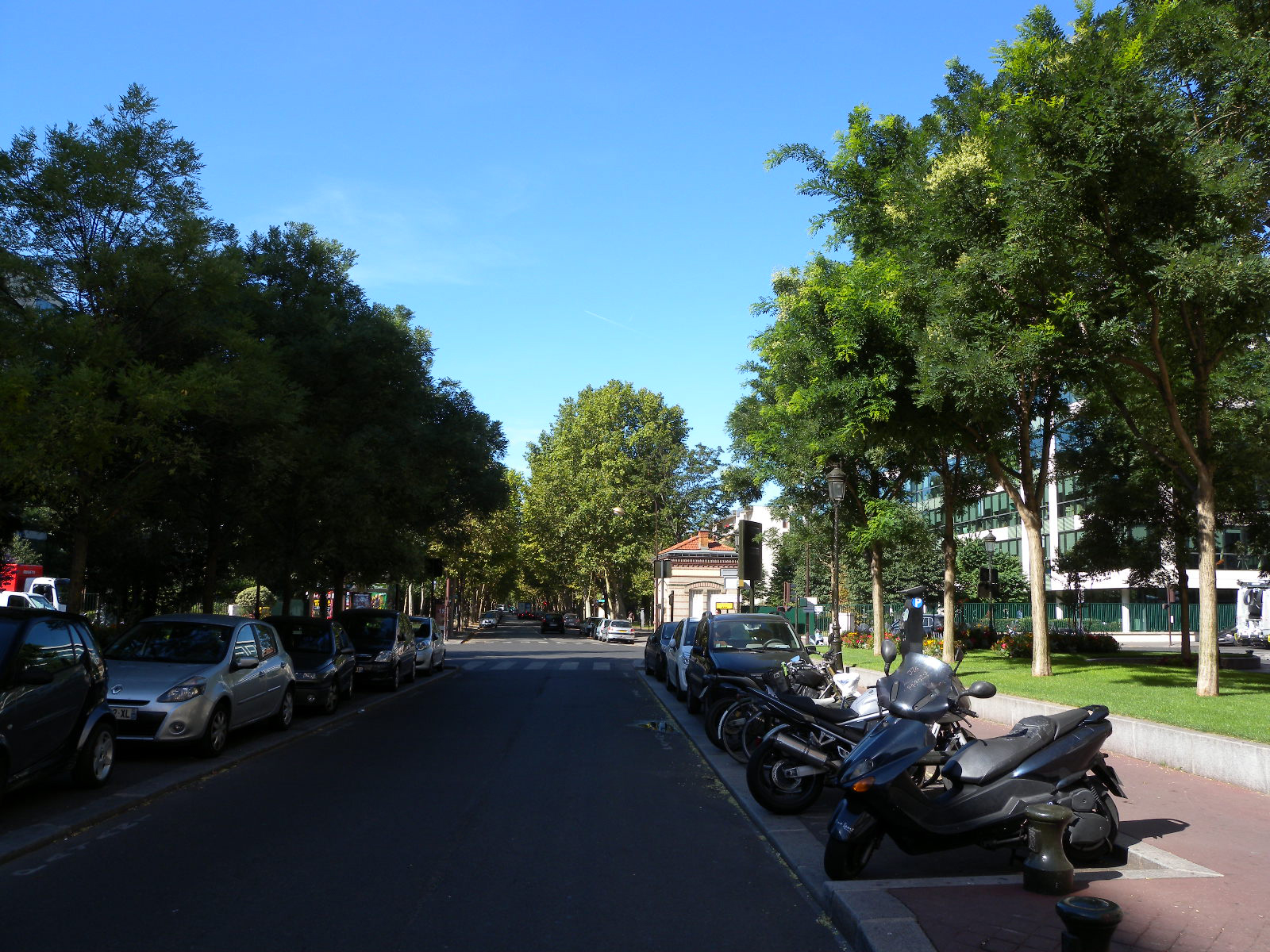 Le quartier du parc à Neuilly 