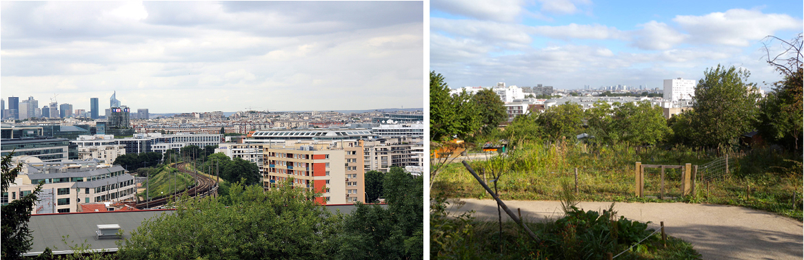 Jardins à Issy les Moulineaux : parc Henri Barbusse, jardin des coteaux
