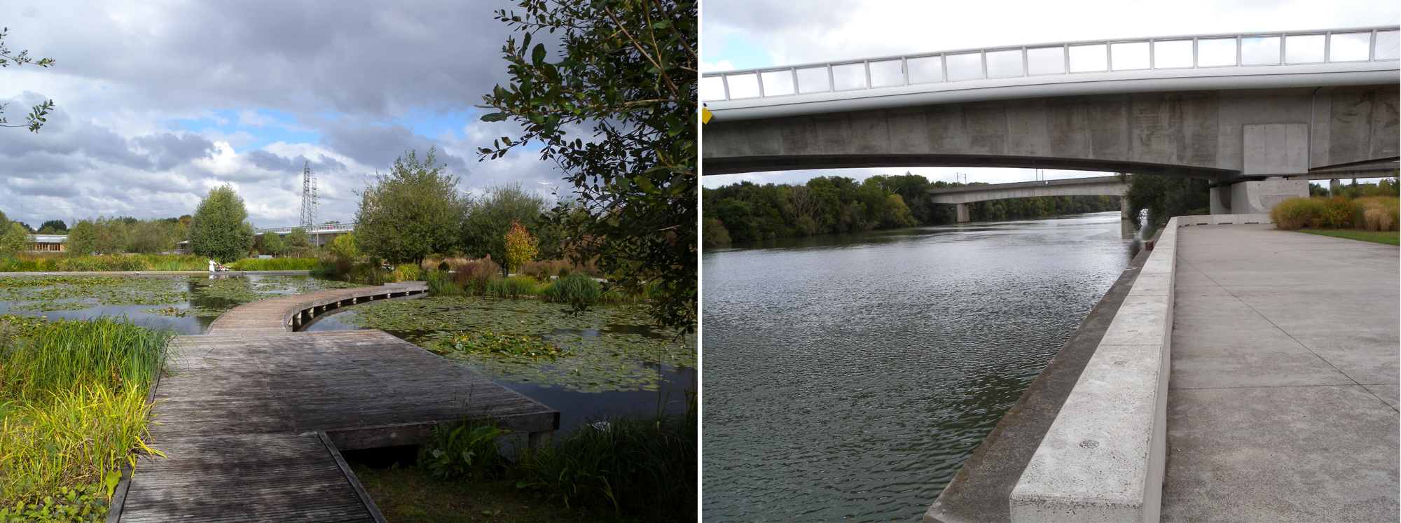 Parc du chemin de l’Ile à Nanterre 