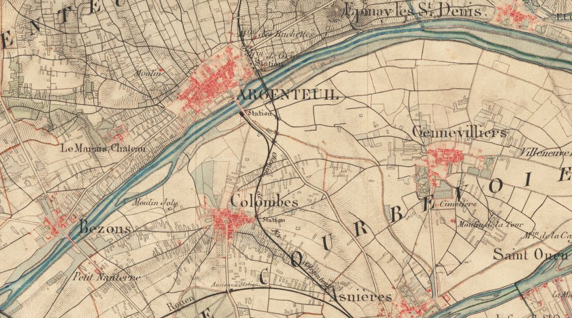Carte d’état-major, début XIXe siècle