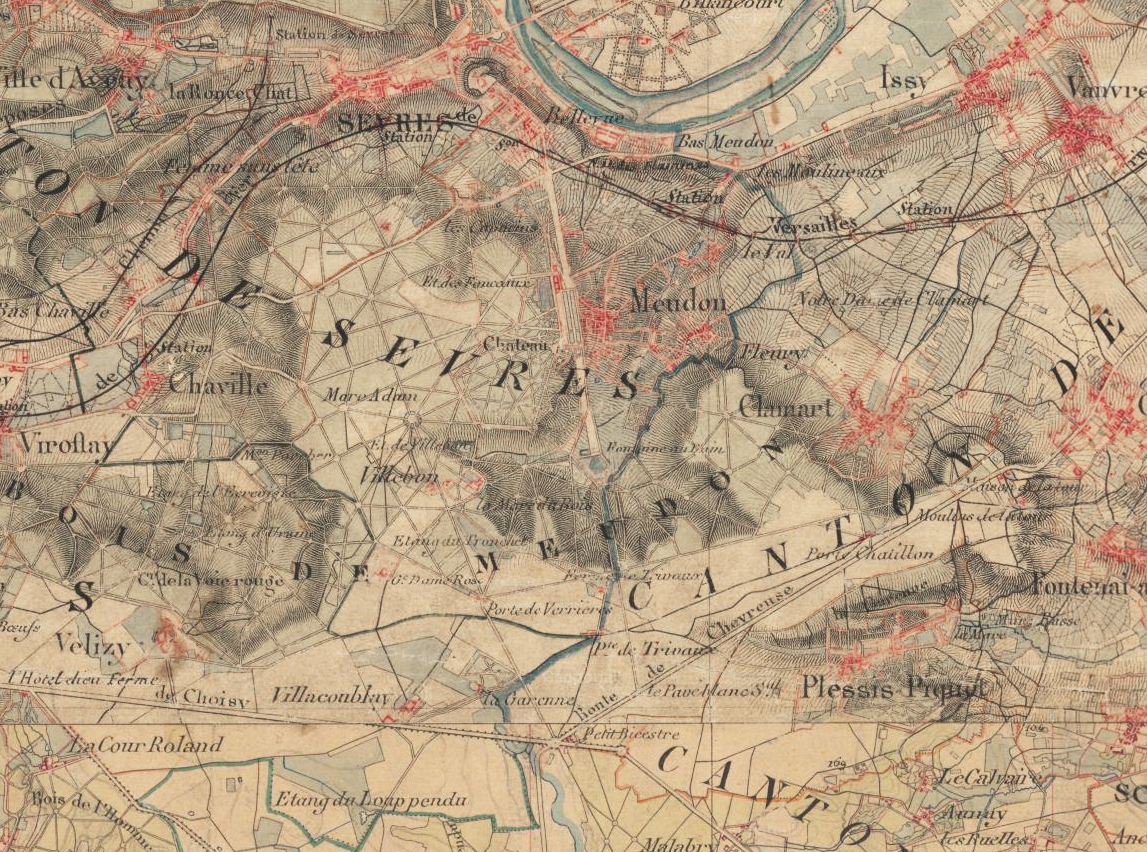 Carte d’état-major, début XIXe siècle