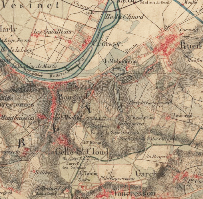 Carte d’état-major, début XIXe siècle