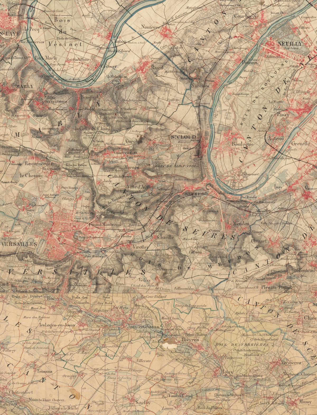 Carte d’État-Major, XIXème siècle