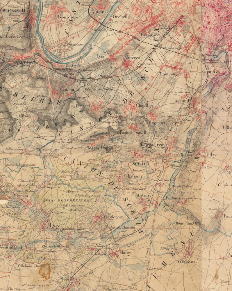 Carte d’Etat-Major XIXe siècle