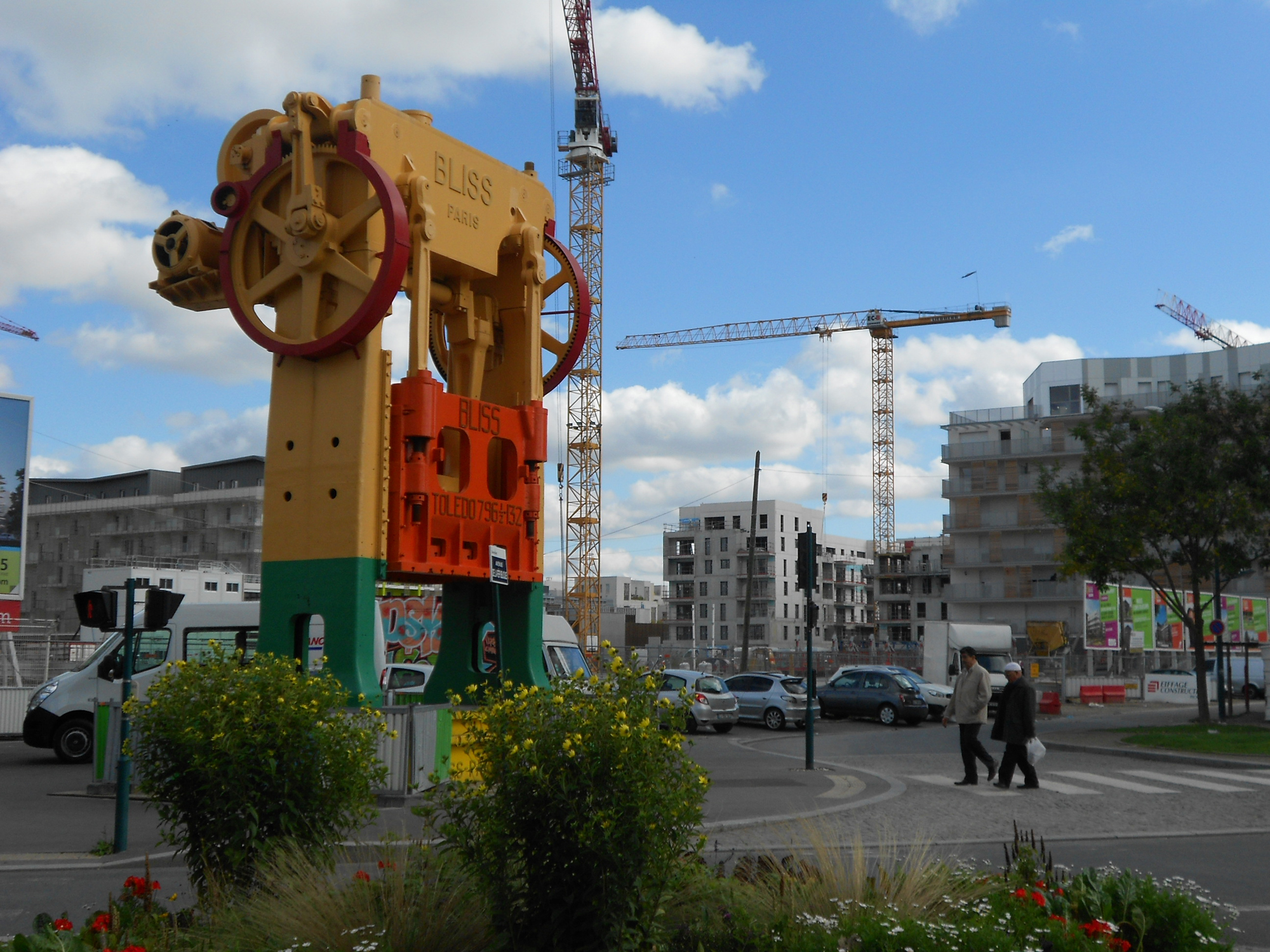 Gennevilliers, éco-quartier Chandon-République, avenue Gabriel Péri