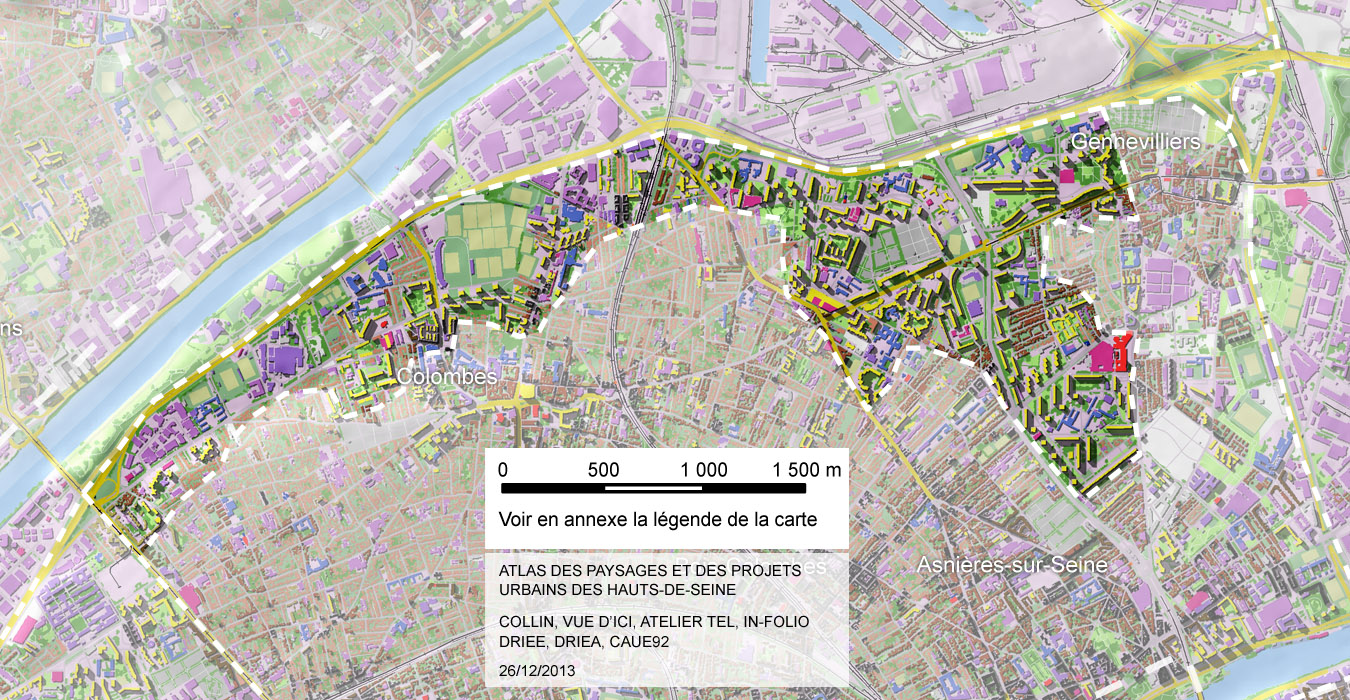  Carte de la sous-unité des Grandes cités de la plaine alluviale