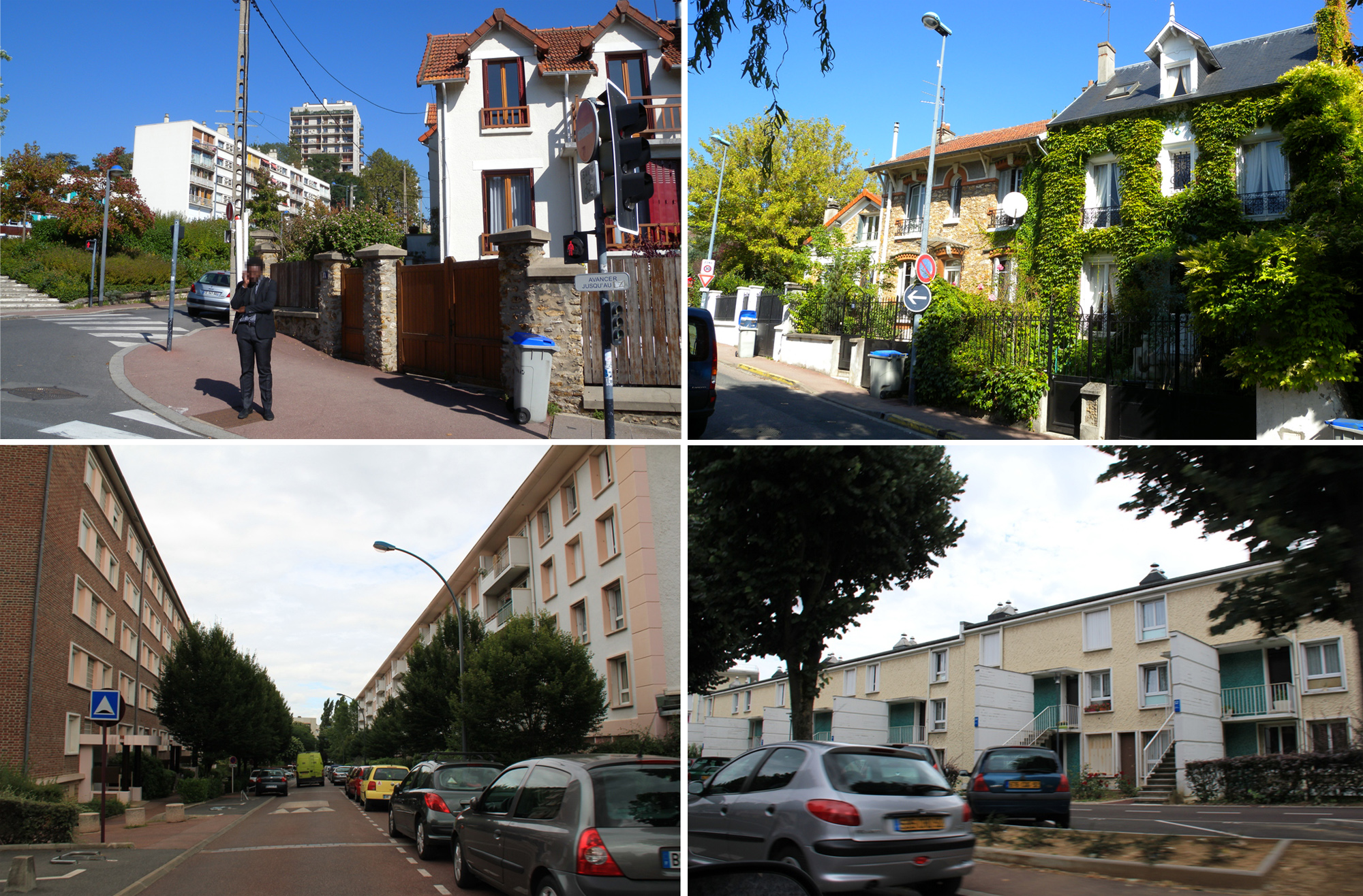 En haut, Fontenay-aux-Roses, en bas, Sceaux 