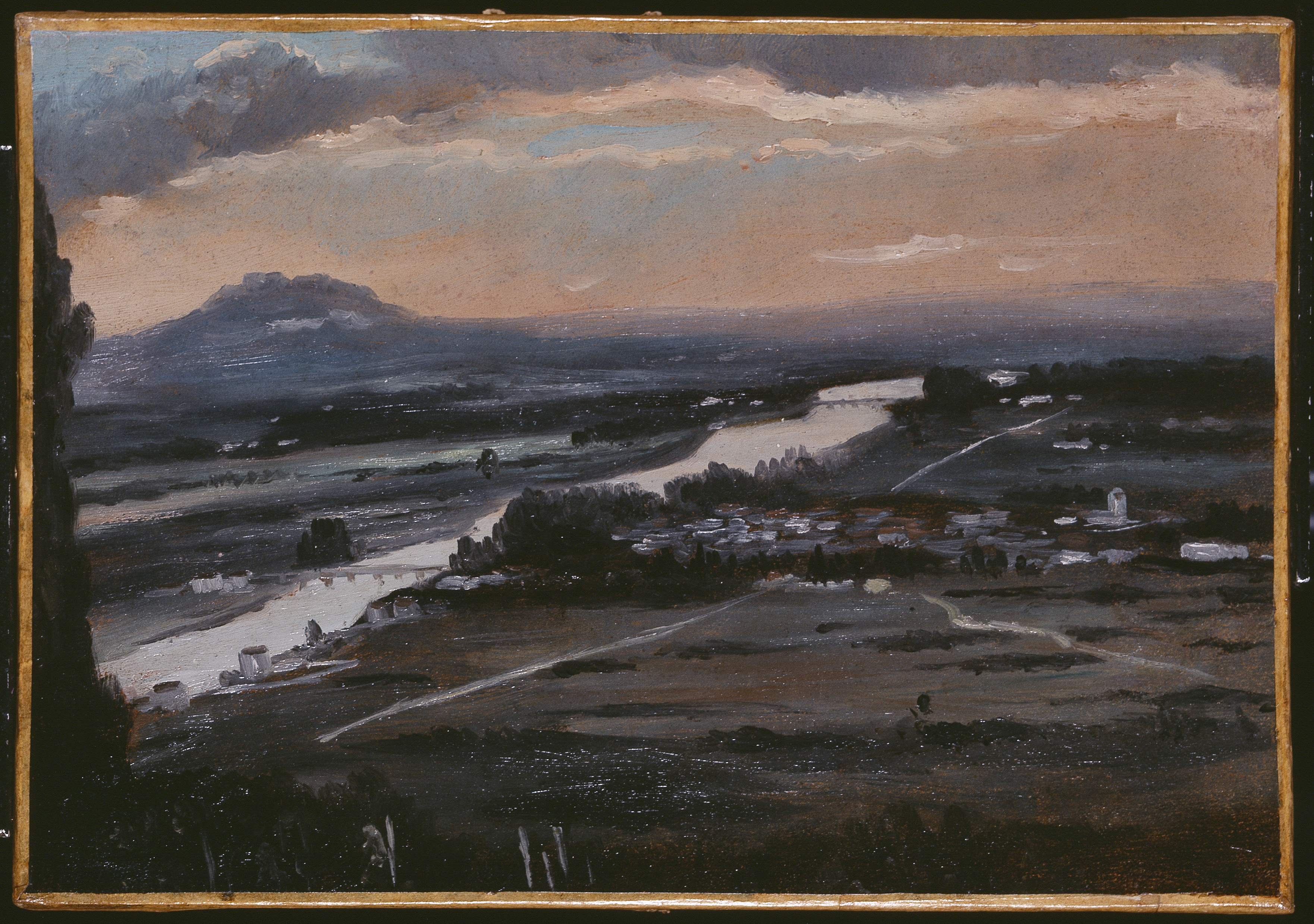 Antoine Chintreuil (1814-1873), La Seine et le Mont-Valérien, sd, Sceaux, musée de l'Ile-de-France