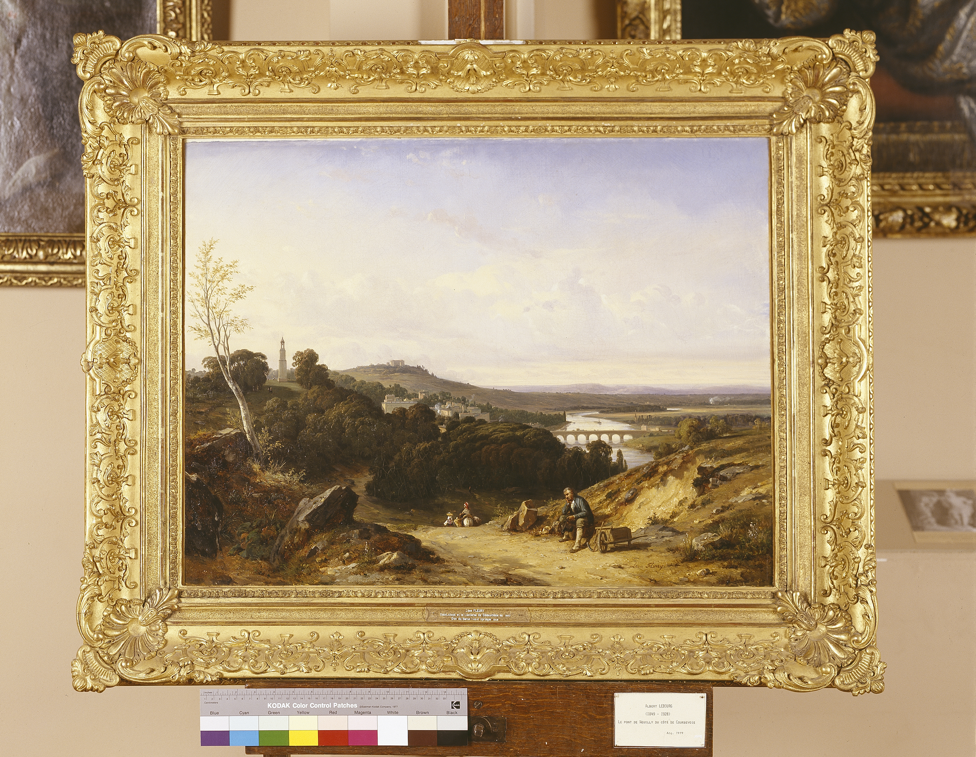 Léon Fleury, Saint-Cloud et la lanterne de Démosthène, 1837, Sceaux, musée de l'Ile-de-France