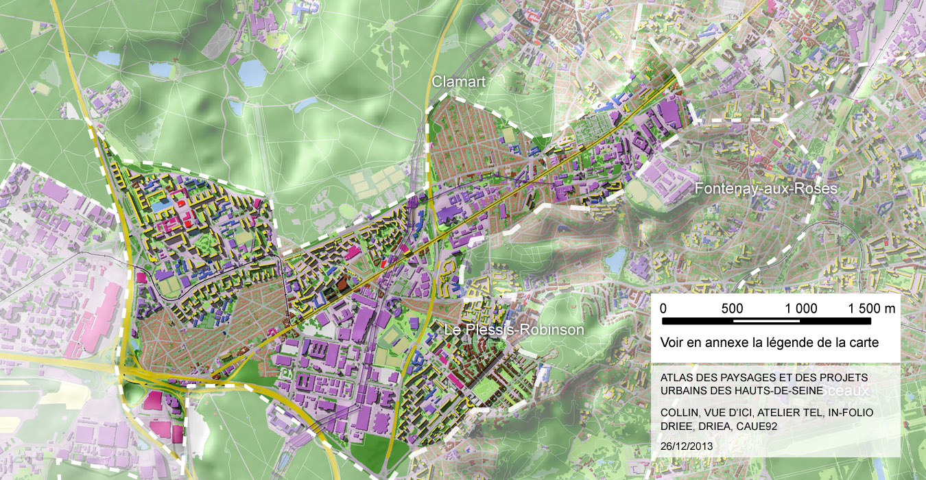 Carte de la sous-unité du Plateau du Petit-Clamart