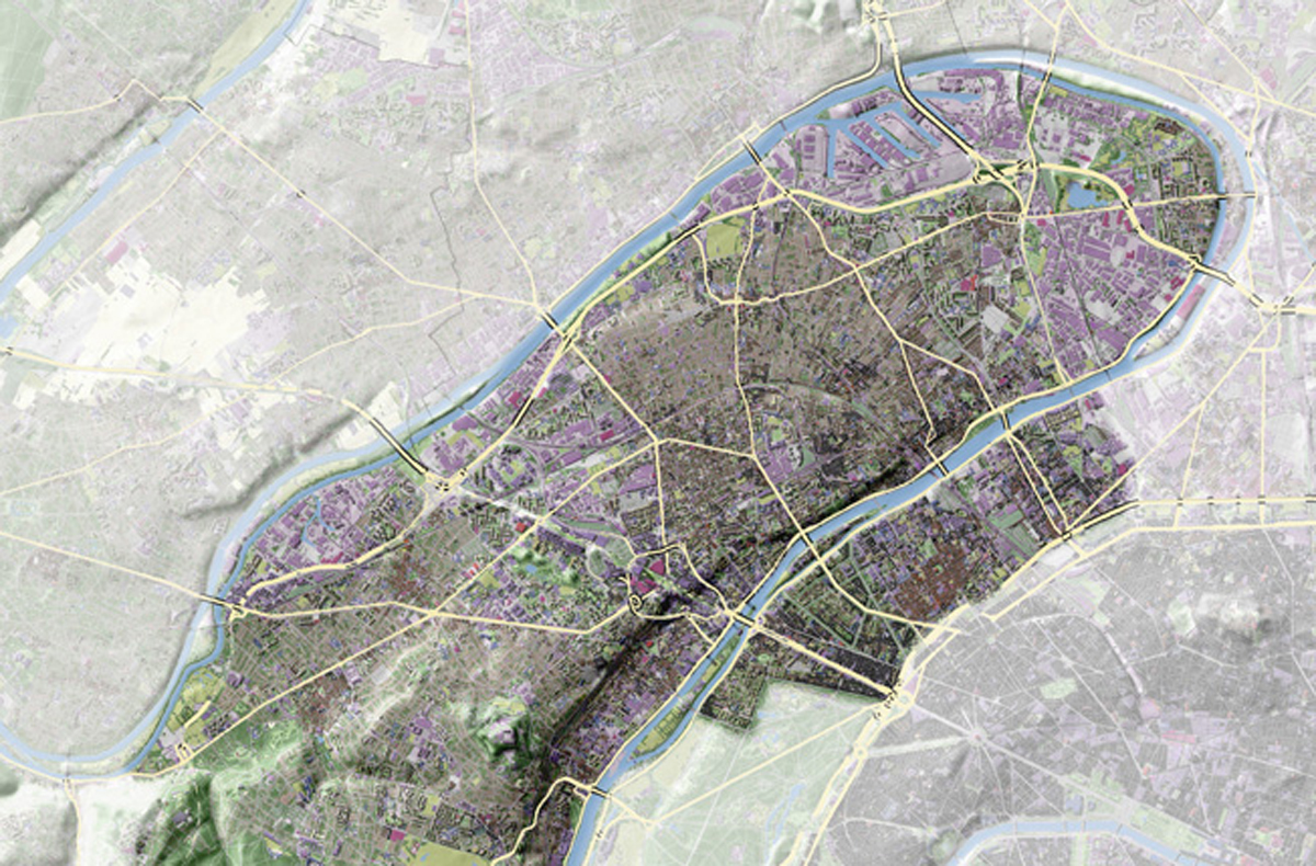 Carte des principales routes