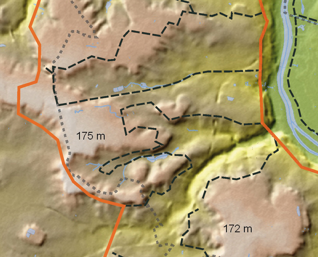 Carte du relief 