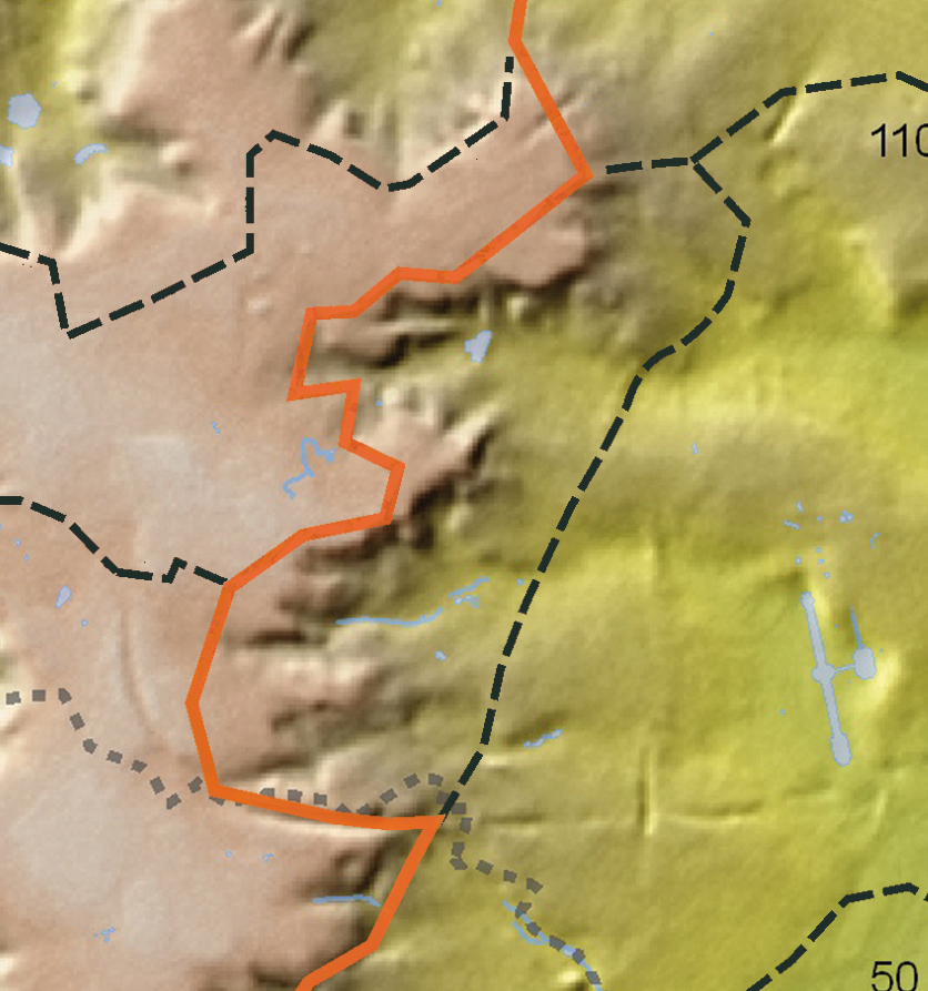 Carte du relief 