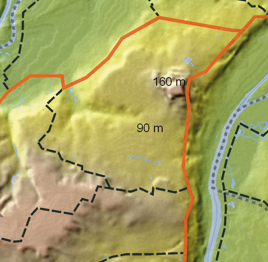 Carte du relief 