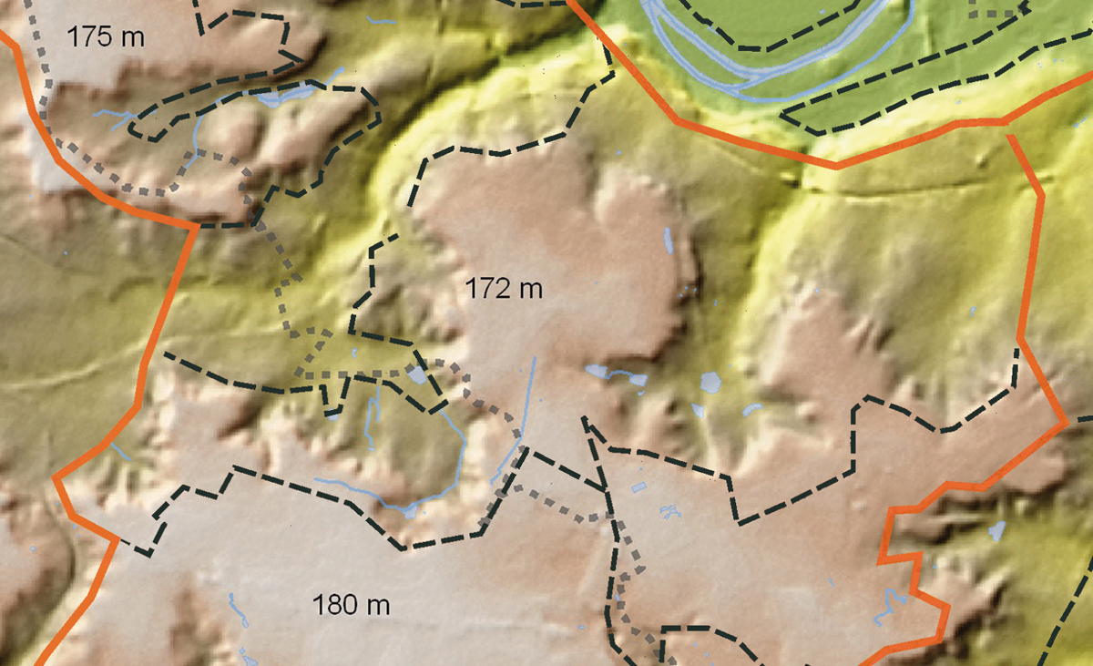 Carte du relief 
