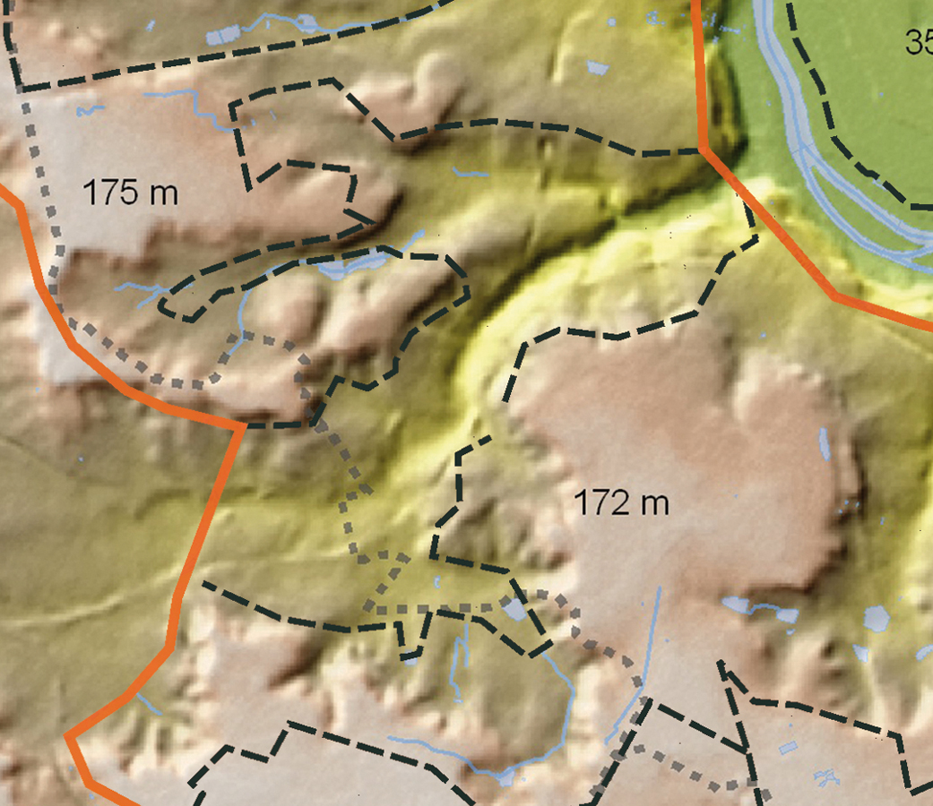 Carte du relief 